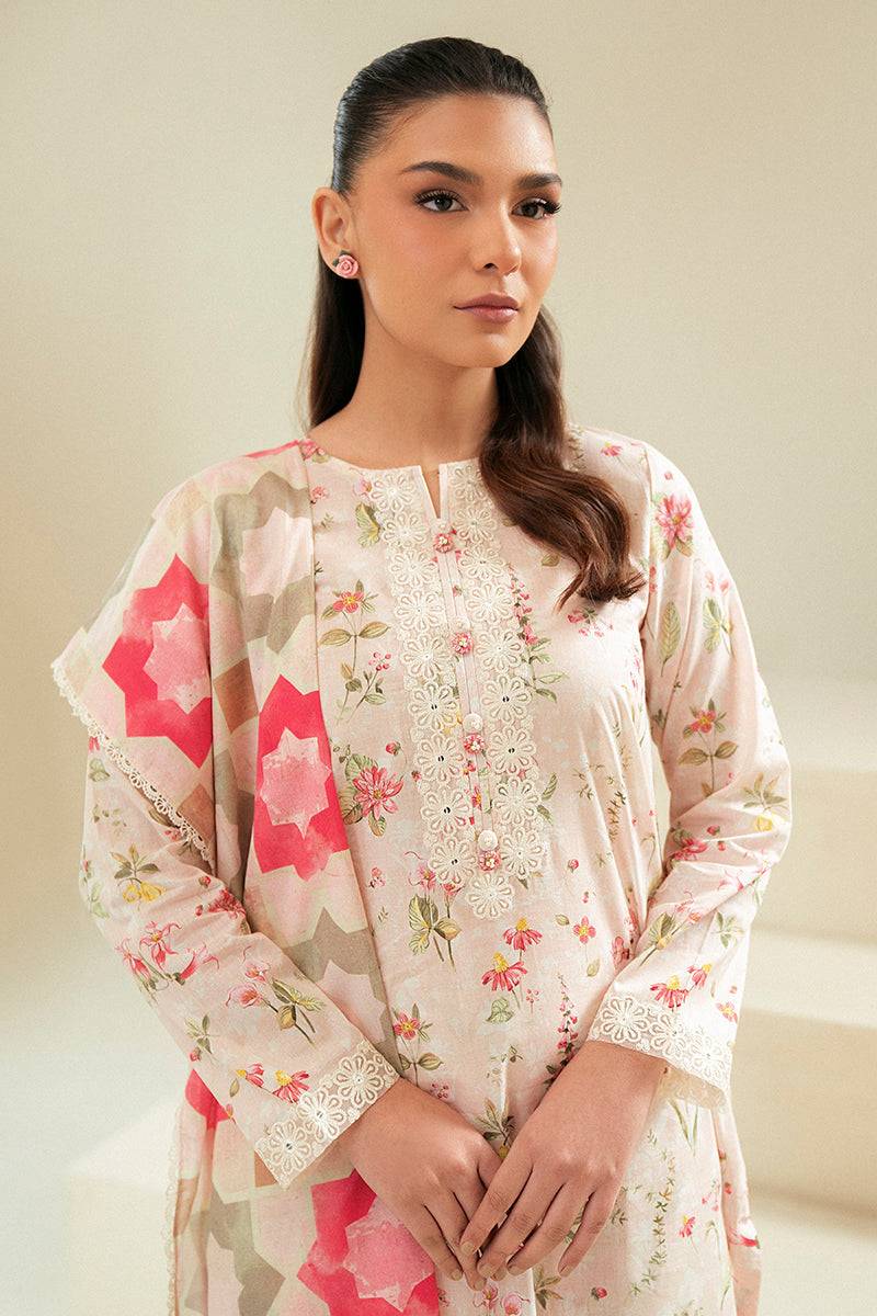 Cross Stitch | Daily Lawn 24 | CRYSTAL AURA-3 PIECE LAWN SUIT - Pakistani Designer Dress - by Cross Stitch | Type: Casuals - 100% Original at Saira Sultan