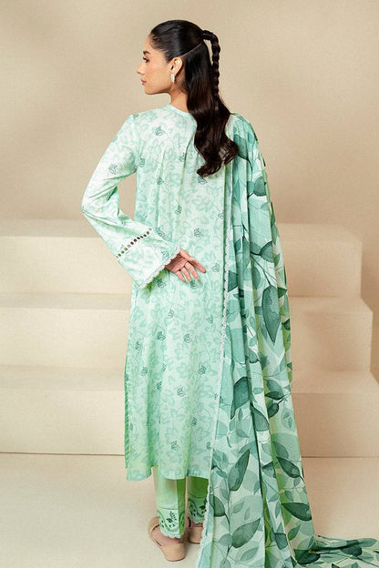 Cross Stitch | Daily Lawn 24 | MINTY MEADOW-3 PIECE LAWN SUIT - Pakistani Designer Dress - by Cross Stitch | Type: Casuals - 100% Original at Saira Sultan