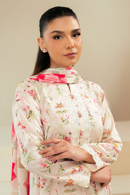 Cross Stitch | Daily Lawn 24 | CRYSTAL AURA-3 PIECE LAWN SUIT - Pakistani Designer Dress - by Cross Stitch | Type: Casuals - 100% Original at Saira Sultan