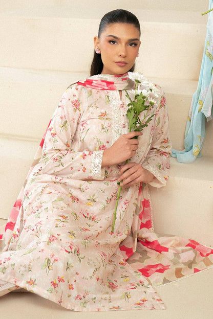 Cross Stitch | Daily Lawn 24 | CRYSTAL AURA-3 PIECE LAWN SUIT - Pakistani Designer Dress - by Cross Stitch | Type: Casuals - 100% Original at Saira Sultan