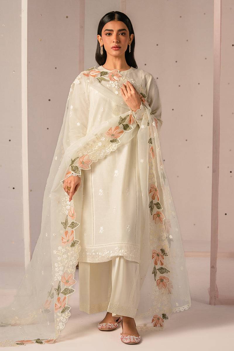 Cross Stitch | Mahiri Embroidered Collection 24 | MINTY MIST - Pakistani Designer Dress - by Cross Stitch | Type: Luxury - 100% Original at Saira Sultan