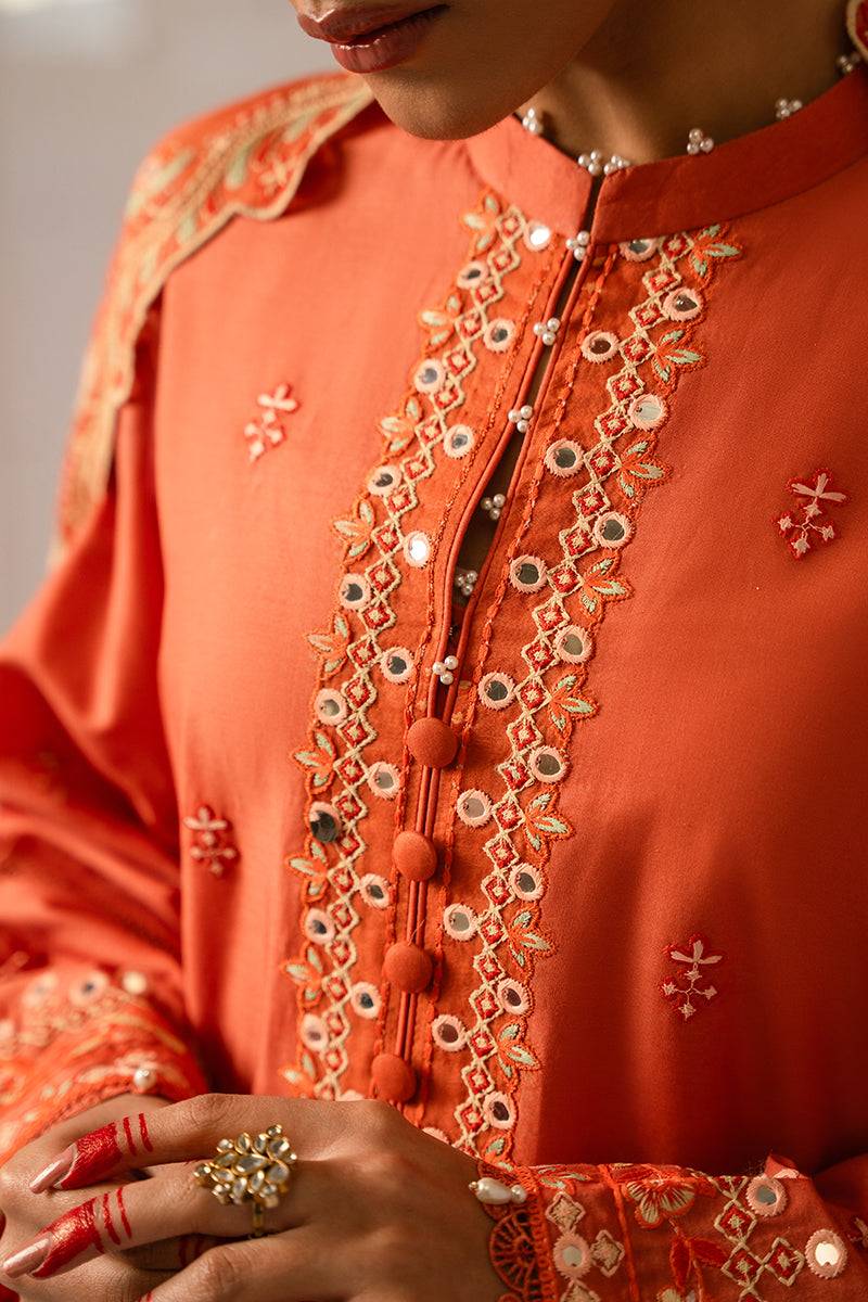 Cross Stitch | Mahiri Embroidered Collection 24 | RUSTIC NOIR - Pakistani Designer Dress - by Cross Stitch | Type: Luxury - 100% Original at Saira Sultan
