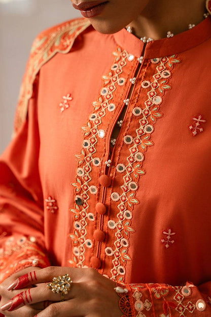 Cross Stitch | Mahiri Embroidered Collection 24 | RUSTIC NOIR - Pakistani Designer Dress - by Cross Stitch | Type: Luxury - 100% Original at Saira Sultan