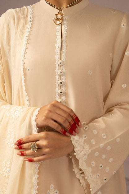 Cross Stitch | Mahiri Embroidered Collection 24 | BLUSH PINK - Pakistani Designer Dress - by Cross Stitch | Type: Luxury - 100% Original at Saira Sultan