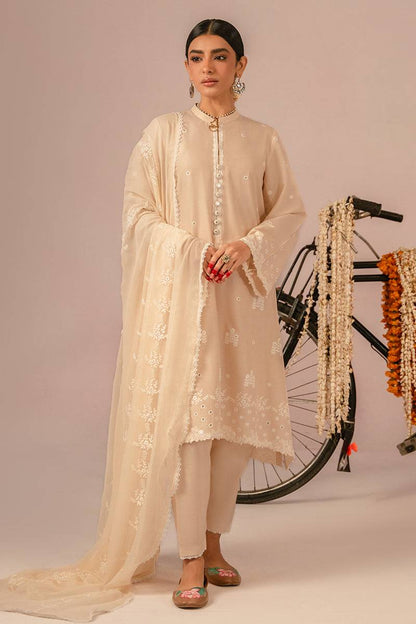 Cross Stitch | Mahiri Embroidered Collection 24 | BLUSH PINK - Pakistani Designer Dress - by Cross Stitch | Type: Luxury - 100% Original at Saira Sultan
