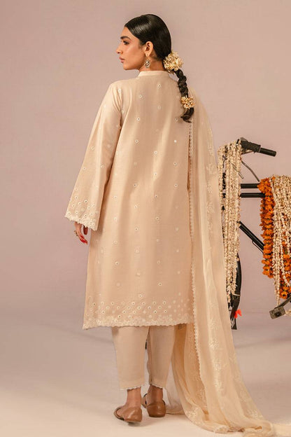 Cross Stitch | Mahiri Embroidered Collection 24 | BLUSH PINK - Pakistani Designer Dress - by Cross Stitch | Type: Luxury - 100% Original at Saira Sultan