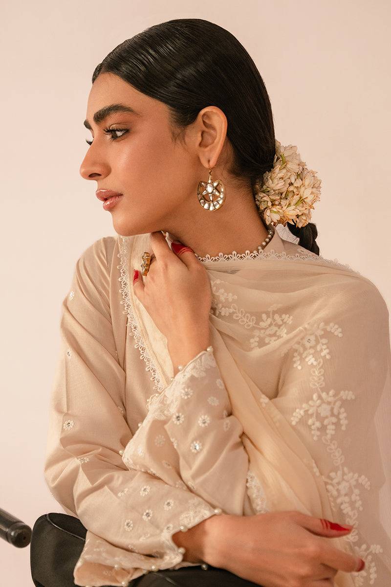 Cross Stitch | Mahiri Embroidered Collection 24 | BLUSH PINK - Pakistani Designer Dress - by Cross Stitch | Type: Luxury - 100% Original at Saira Sultan