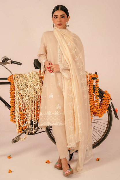 Cross Stitch | Mahiri Embroidered Collection 24 | BLUSH PINK - Pakistani Designer Dress - by Cross Stitch | Type: Luxury - 100% Original at Saira Sultan