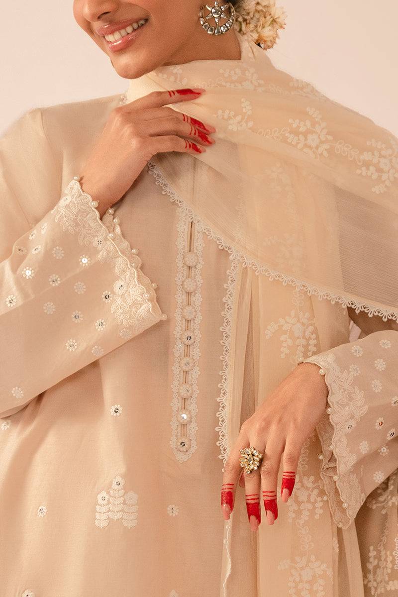 Cross Stitch | Mahiri Embroidered Collection 24 | BLUSH PINK - Pakistani Designer Dress - by Cross Stitch | Type: Luxury - 100% Original at Saira Sultan