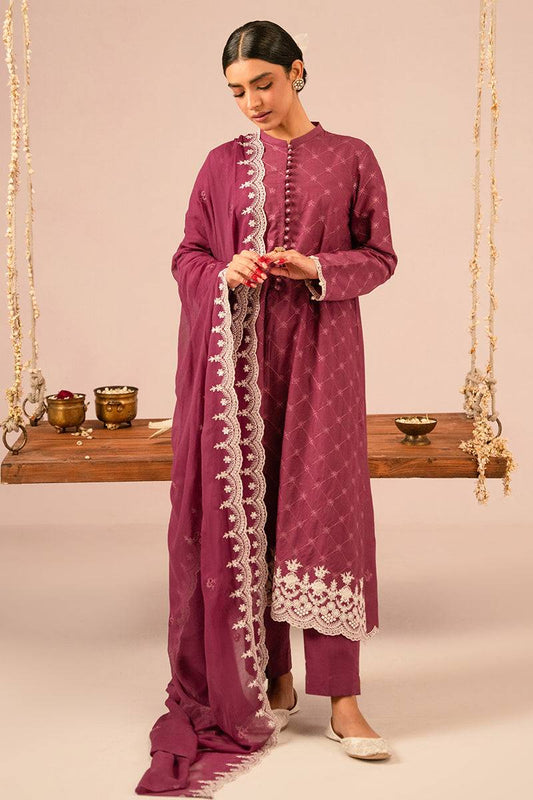 Cross Stitch | Mahiri Embroidered Collection 24 | VIOLET QUARTZ - Pakistani Designer Dress - by Cross Stitch | Type: Luxury - 100% Original at Saira Sultan