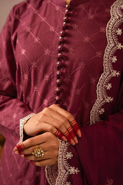 Cross Stitch | Mahiri Embroidered Collection 24 | VIOLET QUARTZ - Pakistani Designer Dress - by Cross Stitch | Type: Luxury - 100% Original at Saira Sultan