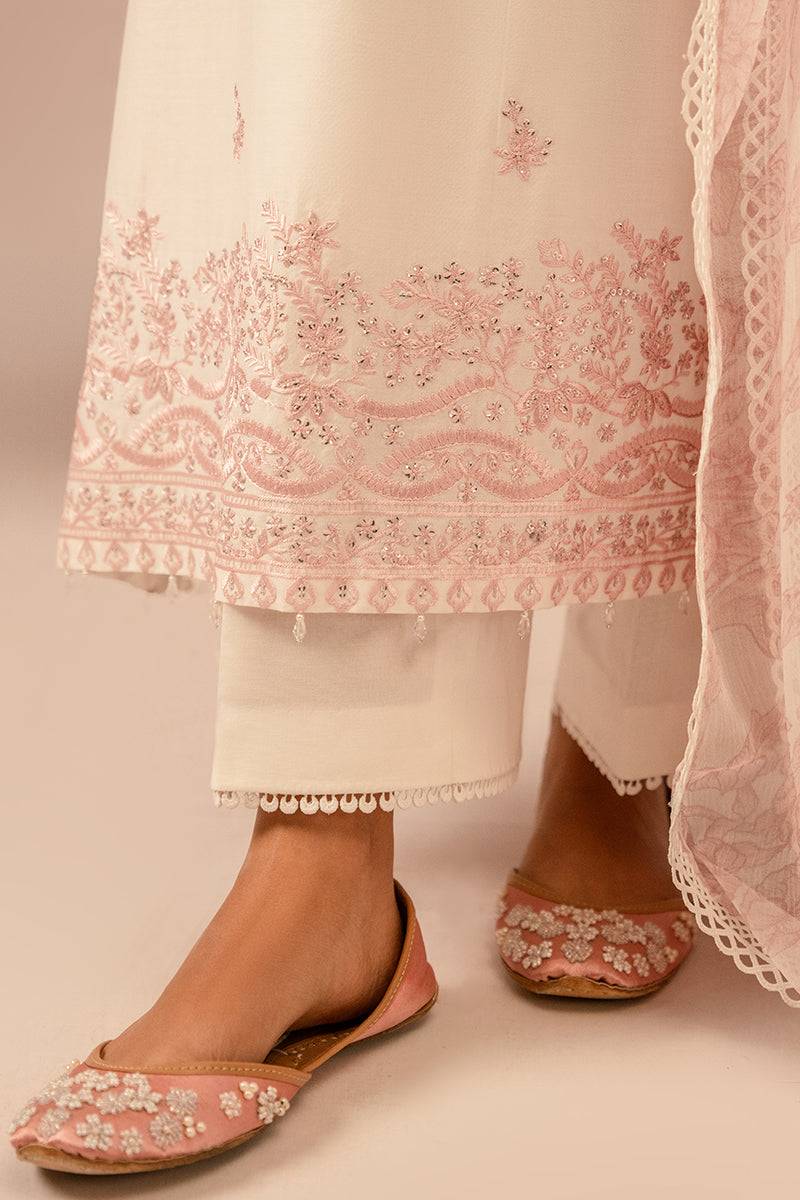 Cross Stitch | Mahiri Embroidered Collection 24 | Ivory Cream - Pakistani Designer Dress - by Cross Stitch | Type: Luxury - 100% Original at Saira Sultan