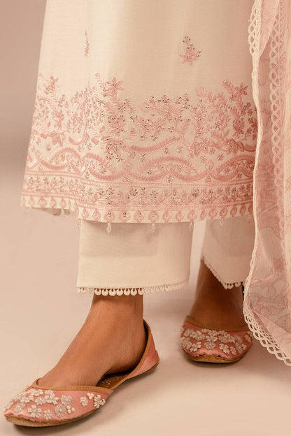 Cross Stitch | Mahiri Embroidered Collection 24 | Ivory Cream - Pakistani Designer Dress - by Cross Stitch | Type: Luxury - 100% Original at Saira Sultan