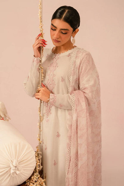 Cross Stitch | Mahiri Embroidered Collection 24 | Ivory Cream - Pakistani Designer Dress - by Cross Stitch | Type: Luxury - 100% Original at Saira Sultan