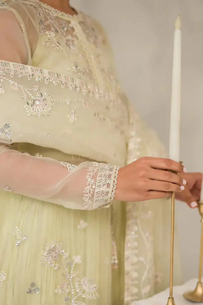 Cross Stitch | Luxe Atelier 24 | Pearl Mist - Pakistani Designer Dress - by Cross Stitch | Type: Luxury - 100% Original at Saira Sultan