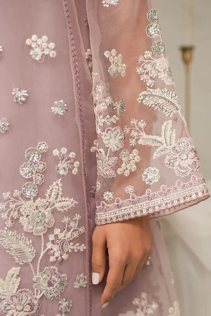 Cross Stitch | Luxe Atelier 24 | Mauve Somber - Pakistani Designer Dress - by Cross Stitch | Type: Luxury - 100% Original at Saira Sultan