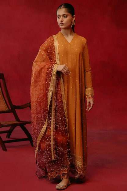 Cross Stitch | Luxe Atelier 24 | Rustic Heaven - Pakistani Designer Dress - by Cross Stitch | Type: Luxury - 100% Original at Saira Sultan