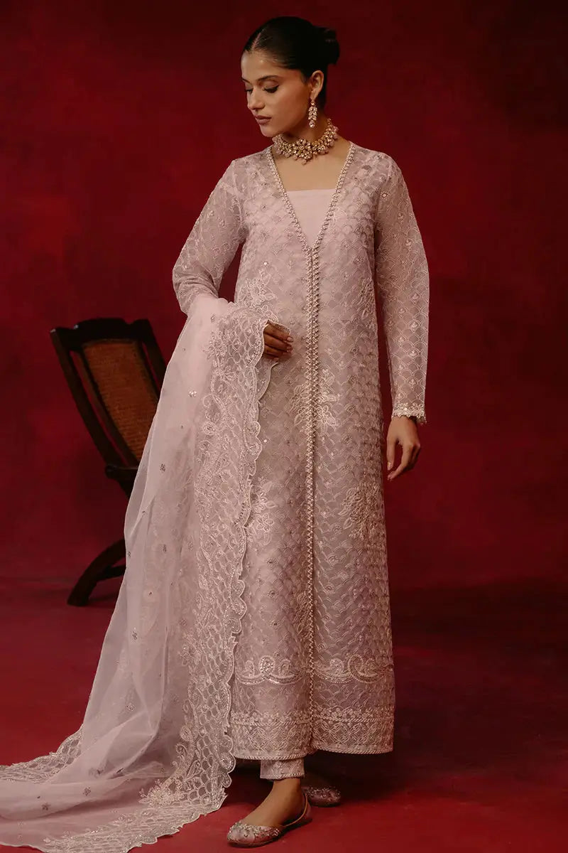 Cross Stitch | Luxe Atelier 24 | Trinket Lilac - Pakistani Designer Dress - by Cross Stitch | Type: Luxury - 100% Original at Saira Sultan
