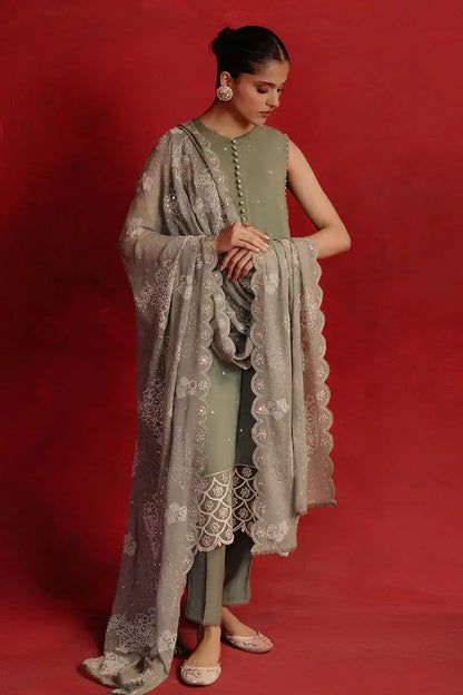 Cross Stitch | Luxe Atelier 24 | Whisper Spray - Pakistani Designer Dress - by Cross Stitch | Type: Luxury - 100% Original at Saira Sultan