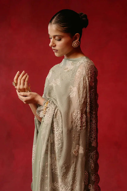 Cross Stitch | Luxe Atelier 24 | Whisper Spray - Pakistani Designer Dress - by Cross Stitch | Type: Luxury - 100% Original at Saira Sultan