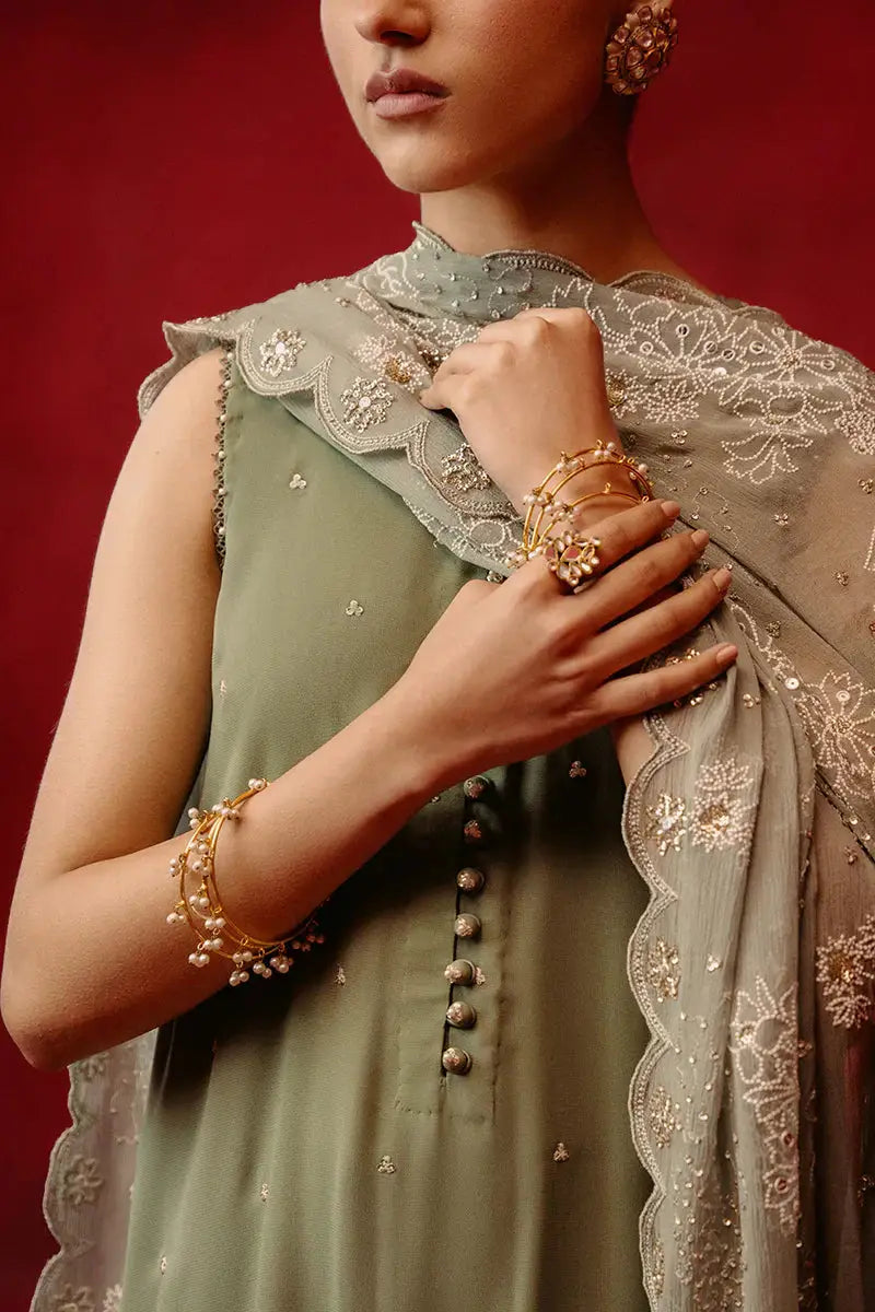 Cross Stitch | Luxe Atelier 24 | Whisper Spray - Pakistani Designer Dress - by Cross Stitch | Type: Luxury - 100% Original at Saira Sultan