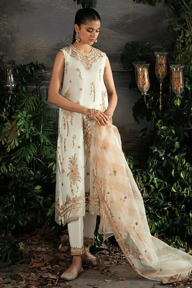 Cross Stitch | Luxe Atelier 23 | BLOOMING IRENE - Pakistani Designer Dress - by Cross Stitch | Type: Formal - 100% Original at Saira Sultan