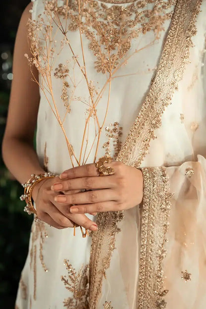 Cross Stitch | Luxe Atelier 23 | BLOOMING IRENE - Pakistani Designer Dress - by Cross Stitch | Type: Formal - 100% Original at Saira Sultan