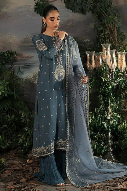 Cross Stitch | Luxe Atelier 23 | ETHNIC SUEDE - Pakistani Designer Dress - by Cross Stitch | Type: Formal - 100% Original at Saira Sultan