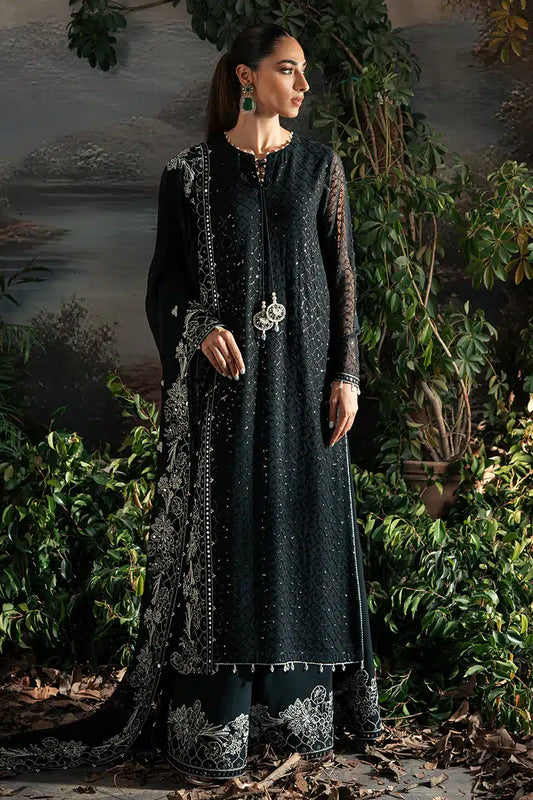 Cross Stitch | Luxe Atelier 23 | ONYX ZEST - Pakistani Designer Dress - by Cross Stitch | Type: Formal - 100% Original at Saira Sultan