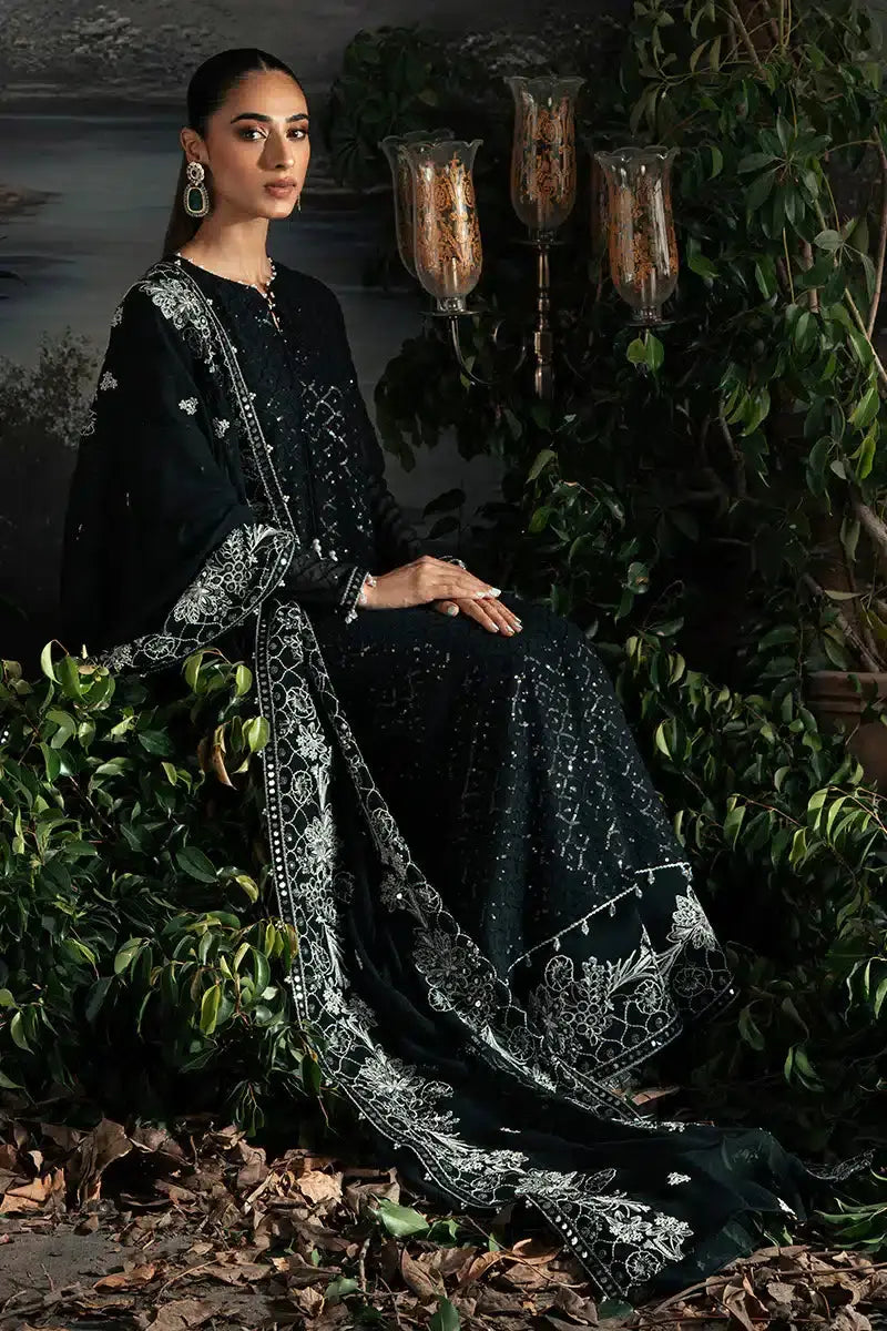Cross Stitch | Luxe Atelier 23 | ONYX ZEST - Pakistani Designer Dress - by Cross Stitch | Type: Formal - 100% Original at Saira Sultan