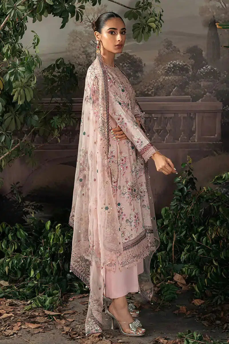 Cross Stitch | Luxe Atelier 23 | PINK CARNATION - Pakistani Designer Dress - by Cross Stitch | Type: Formal - 100% Original at Saira Sultan