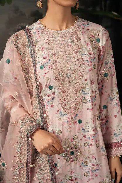 Cross Stitch | Luxe Atelier 23 | PINK CARNATION - Pakistani Designer Dress - by Cross Stitch | Type: Formal - 100% Original at Saira Sultan