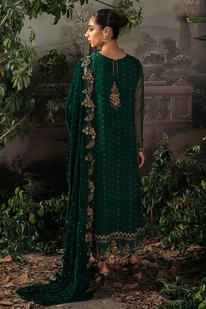 Cross Stitch | Luxe Atelier 23 | SAGE GREEN - Pakistani Designer Dress - by Cross Stitch | Type: Formal - 100% Original at Saira Sultan