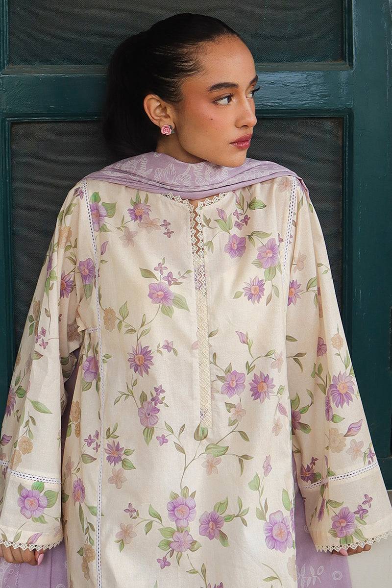 Cross Stitch | Printed Lawn | ROSEATE MUSE - Pakistani Designer Dress - by Cross Stitch | Type: Luxury - 100% Original at Saira Sultan