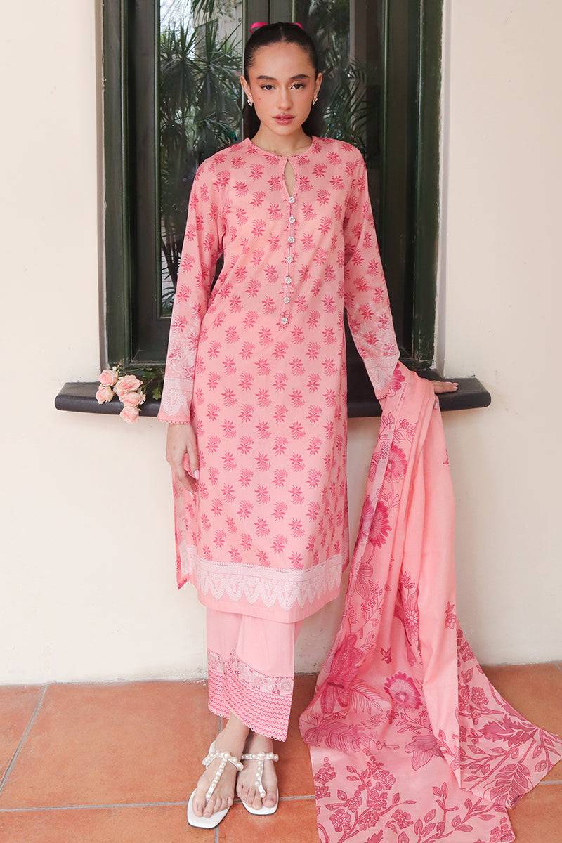 Cross Stitch | Printed Lawn | CORAL DELUXE - Pakistani Designer Dress - by Cross Stitch | Type: Luxury - 100% Original at Saira Sultan