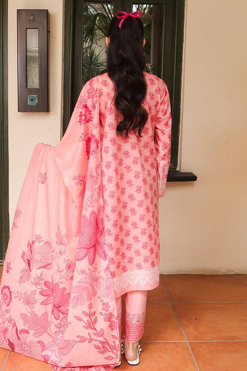 Cross Stitch | Printed Lawn | CORAL DELUXE - Pakistani Designer Dress - by Cross Stitch | Type: Luxury - 100% Original at Saira Sultan