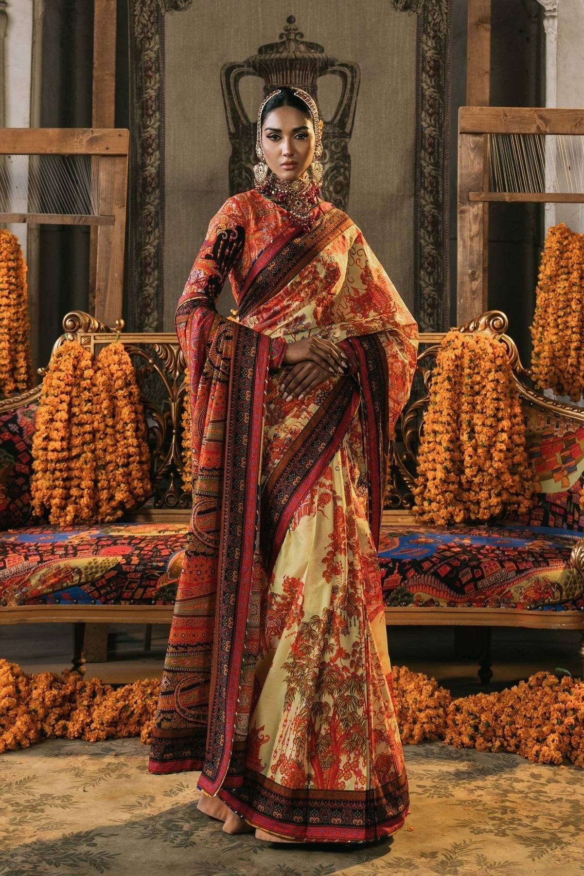 Fahad Hussayn | Lawn Banger | Damavand - Pakistani Designer Dress - by Fahad Hussayn | Type: Ladies Clothes - 100% Original at Saira Sultan