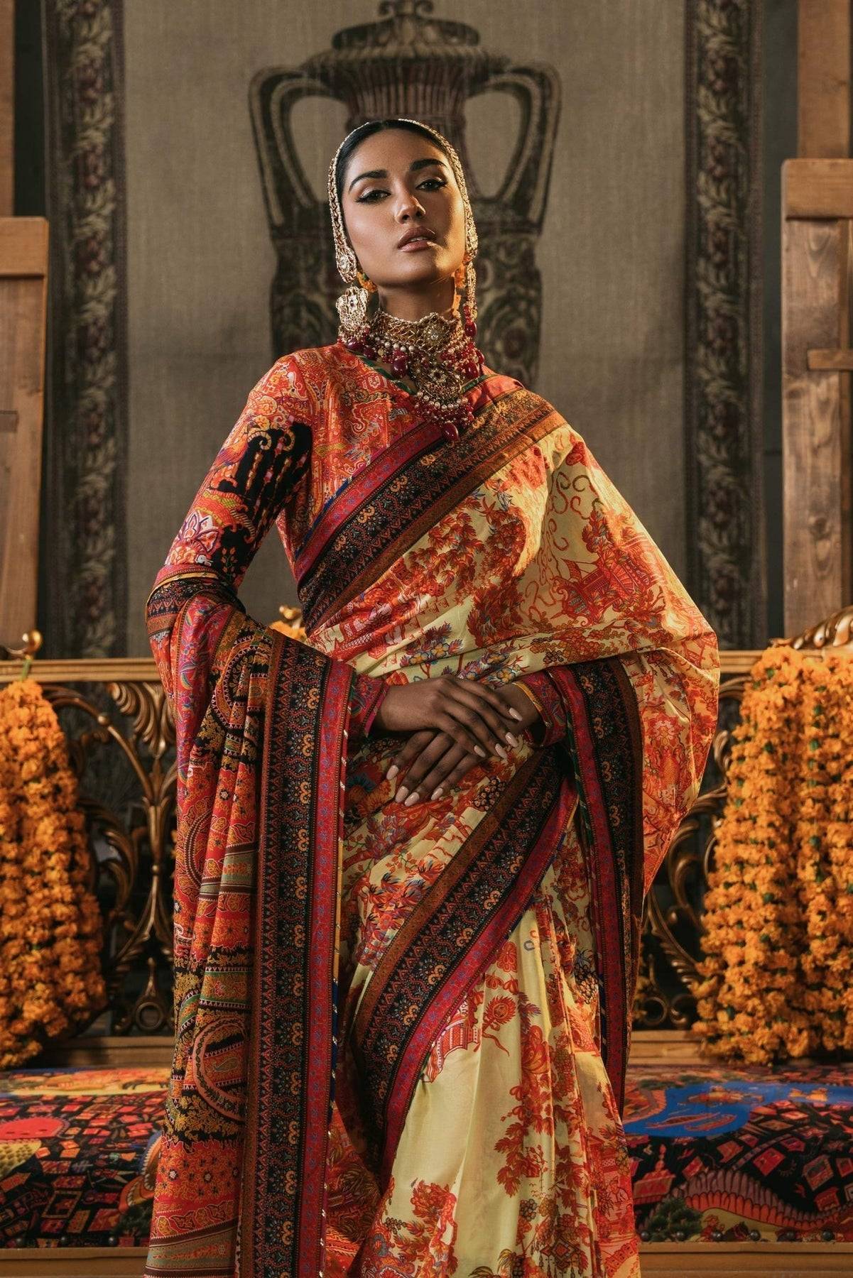 Fahad Hussayn | Lawn Banger | Damavand - Pakistani Designer Dress - by Fahad Hussayn | Type: Ladies Clothes - 100% Original at Saira Sultan