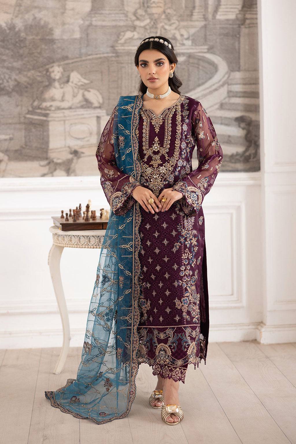 Ramsha | Dastoor Collection | P-210 - Pakistani Designer Dress - by Ramsha | Type: Ladies Clothes - 100% Original at Saira Sultan