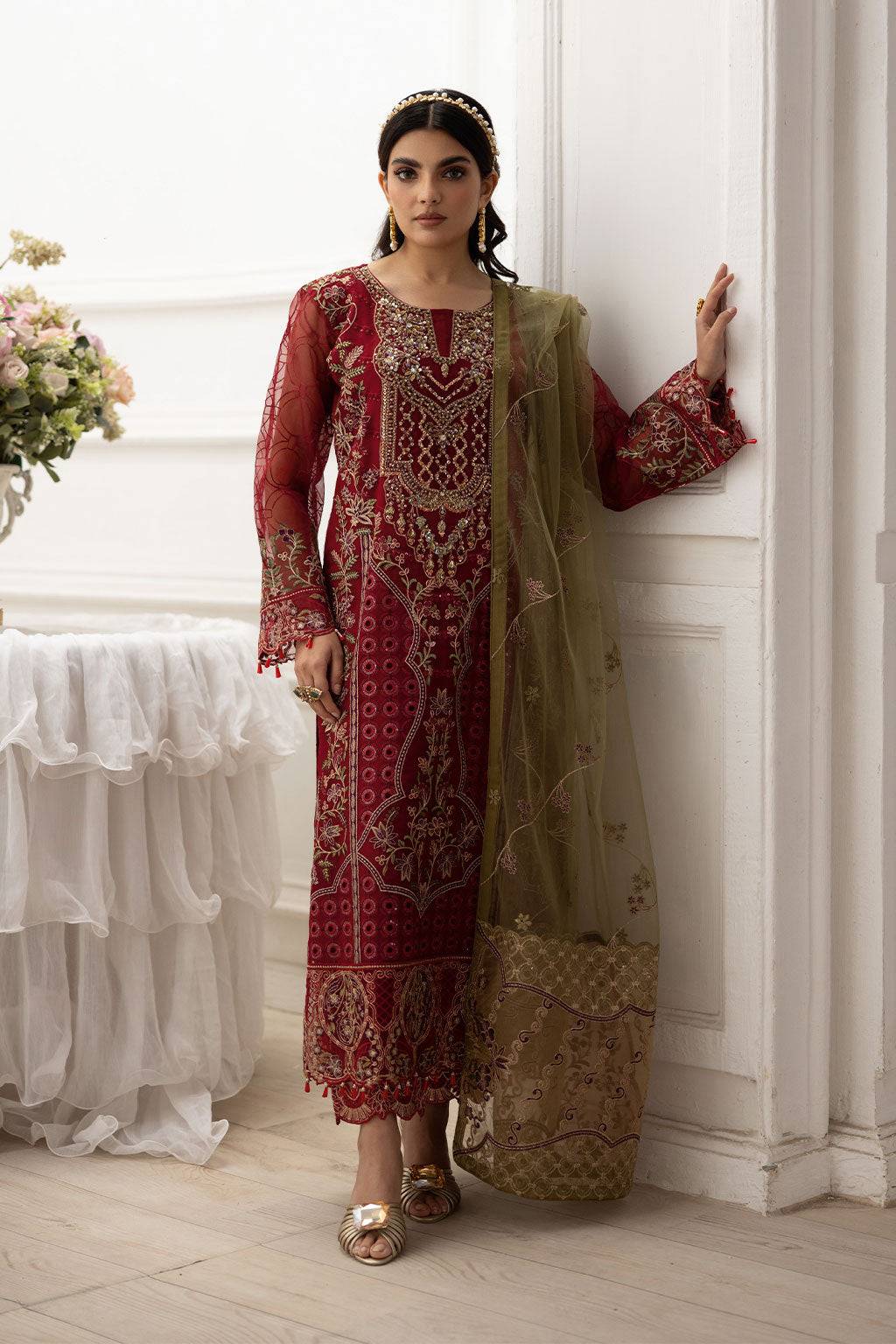 Ramsha | Dastoor Collection | P-204 - Pakistani Designer Dress - by Ramsha | Type: Ladies Clothes - 100% Original at Saira Sultan