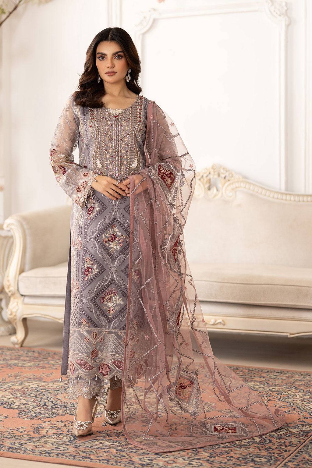 Ramsha | Dastoor Collection | P-205 - Pakistani Designer Dress - by Ramsha | Type: Ladies Clothes - 100% Original at Saira Sultan