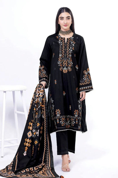 Khaadi | My Winter Mood | DCH08 XS Black Cross Stitch