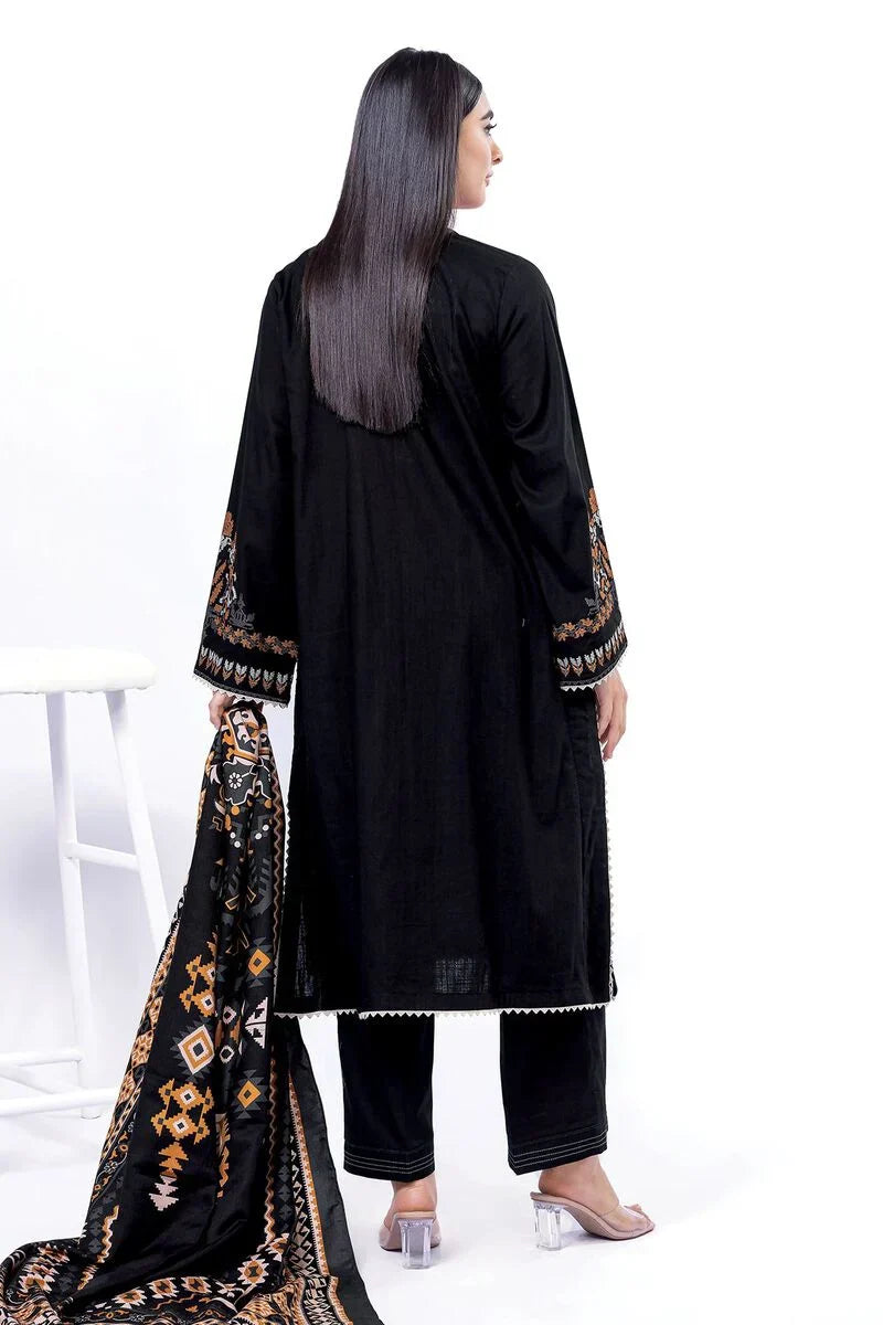 Khaadi | My Winter Mood | DCH08 S Black Cross Stitch