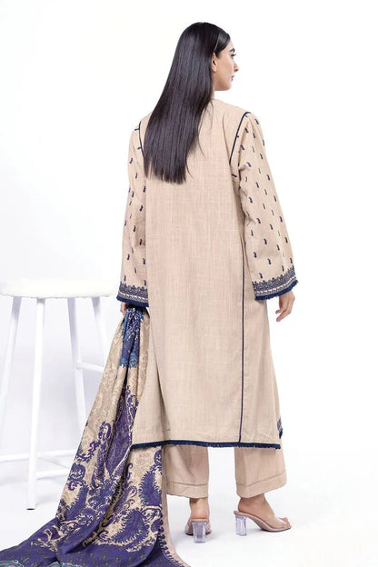 Khaadi | My Winter Mood | DK13 S Beige Khaddar