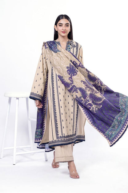 Khaadi | My Winter Mood | DK13 M Beige Khaddar