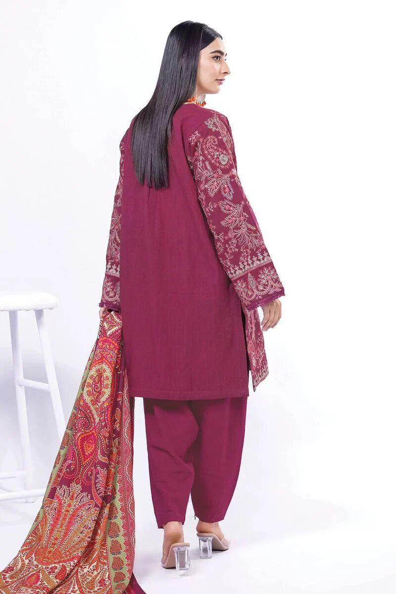 Khaadi | My Winter Mood | DK15A S Rose Pink Khaddar