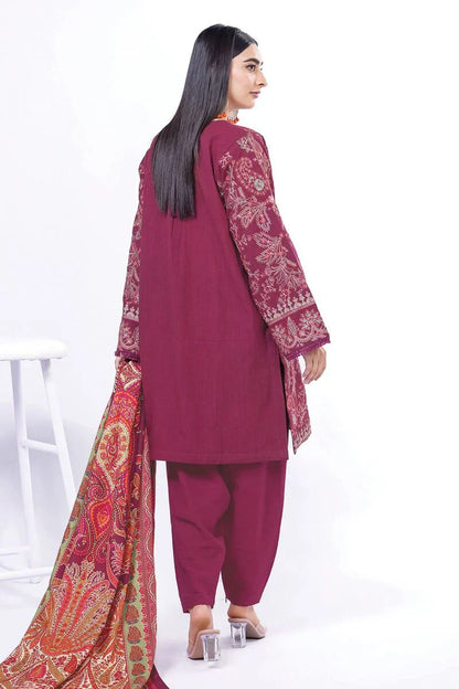 Khaadi | My Winter Mood | DK15A S Rose Pink Khaddar