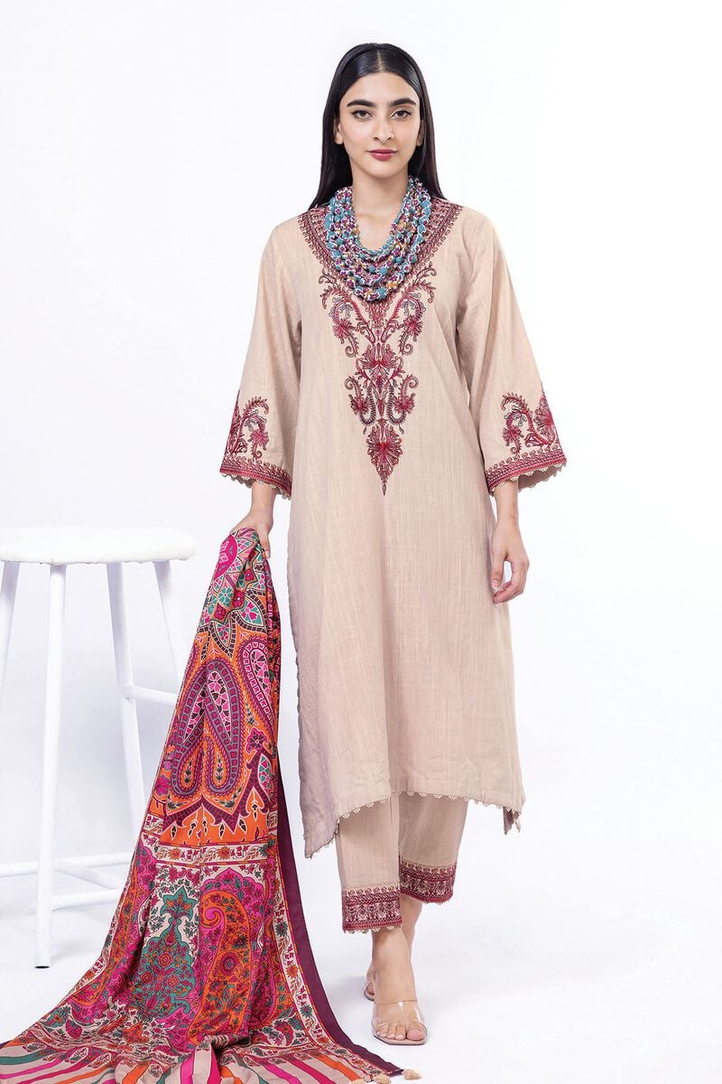 Khaadi | My Winter Mood | DK16V XS Light Skin Khaddar