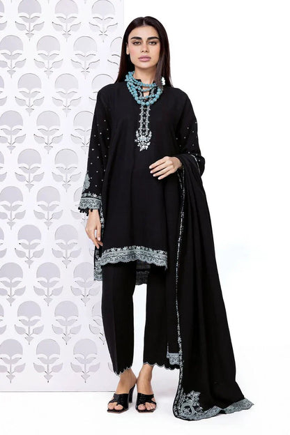Khaadi | My Winter Mood | DKN02 XS Black Khaddar