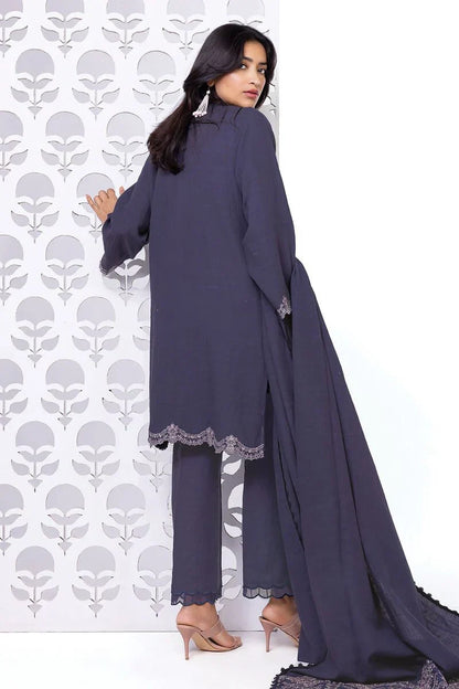 Khaadi | My Winter Mood | DKN07 S Dark Lavender Khaddar